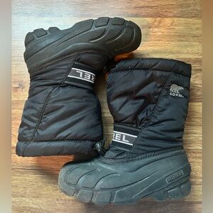 Sorel Black Kids Snow Boots